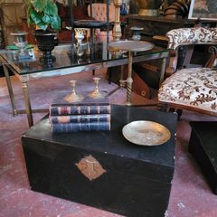 19th Century laquerware trunk