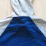 Ladies Blue and grey ADDIDAS sports top  hoodie size small/8 to 10 Image 6