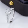 2.02ctw Diamond Solitaire Ring - 14K Gold VVS2 Clarity Image 3