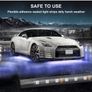 Underglow Car LED Lights Kit, RGBI Neon Accent Strip Lights, 16 Million Colors DIY & Music Mode with App Control, DC 12V Universal for Car Image 2