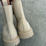 UK 13 cream boots Image 2