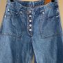 Levis Reversible 2-in-1 Baggy Dads Jeans W29/L30 UK 10 Relaxed Fit Light Blue Wash Utility Baggy Wide Leg Image 4