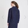 Savida speckled navy coat with white fleck size 12 Image 3
