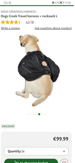 dog harness size med