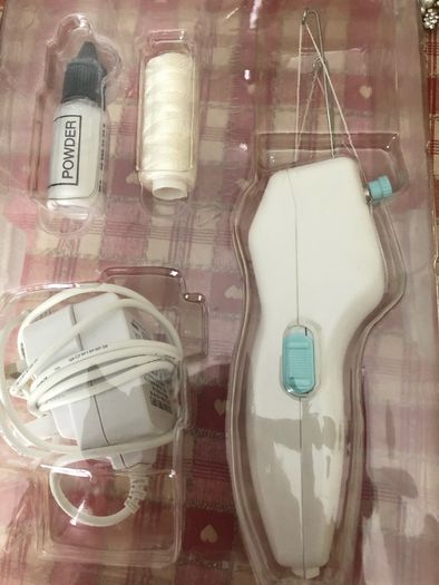 hair removal threading machine