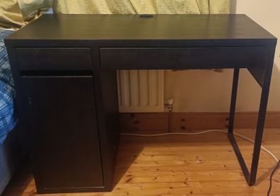 Ikea Micke Desk Black/Brown