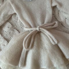 Amazing hand knitted dress for girl