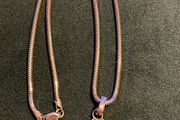 Sterling silver chain necklace and pendant