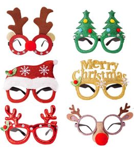 Christmas Glasses to Wear, 6 Pieces Christmas Glitter Party Glasses Fancy Dress Costume Decoration for Kids Adults (FREE POSTAGE)