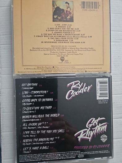 Ry Cooder CDs Collection: Borderline / Get Rhythm.