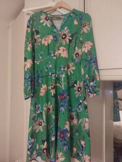Green Floral Dress