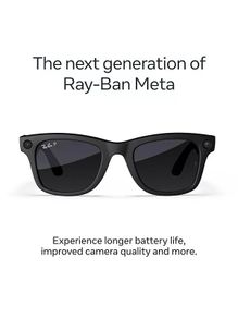 Ray-Ban Meta Wayfarer (Gen 2) - Matte Black, Polarised Gradient Graphite lenses