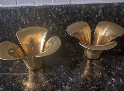 Brass Candle Holder Set