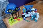 Imaginext DC Hall of Doom Lex Luther Superman Headquarters and Doomsday With Figures