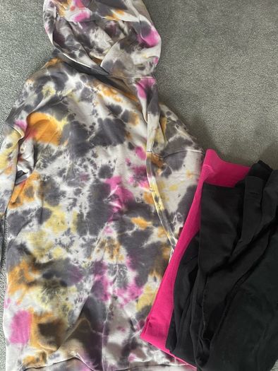 Hoodie dress set, age 11