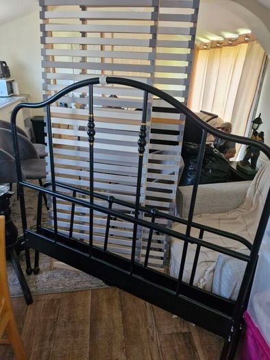 Ikea Metal Double bed frame