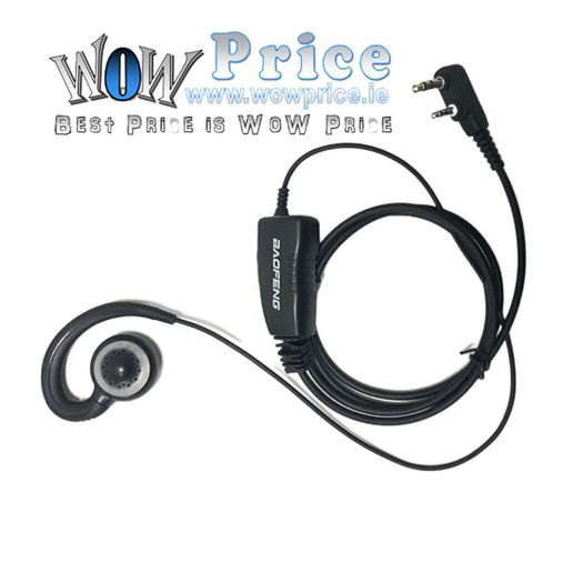 2605 Headset Earpiece Mic for BAOFENG Kenwood Two Way Radio Security Walkie Talkie Accessories