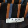 New. Size XL. Fits 10 to 14. Pieces wide leg belted striped trousers. Image 4