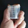 NEW 60 Pack 30ml Plastic Mixing Cup Measuring Cups Graduated Cups with 50 Pack Wooden Stirring Sticks Plastic Mixing Kit for Mixing Resin Paint Stain Image 3