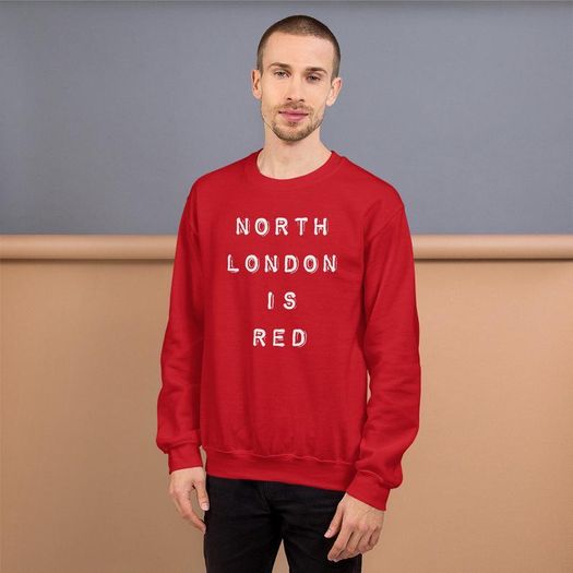 Arsenal FC North London Is Red Unisex Sweatshirt