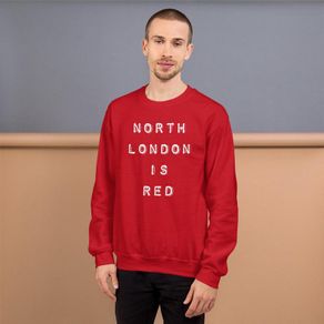 Arsenal FC North London Is Red Unisex Sweatshirt