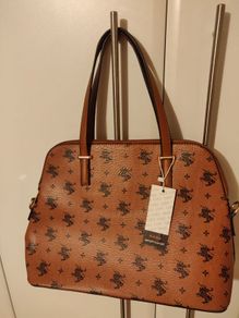 Sara Brown Horse Handbag with tote carrier