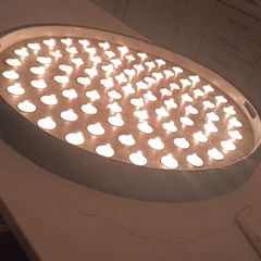 hardwood round tealight holder