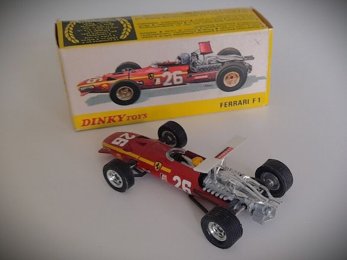 Diecast Vintage French Dinky Toys Ferrari 312 1968 F1 - Near Mint Original Condition/Very Good Box