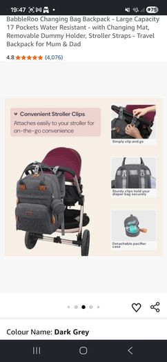 Babbleroo changing bag backpack