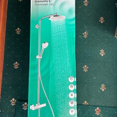 Hans grohe crometta T bar shower
