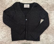 Zara black/golden cardigan (6-7/120cm)