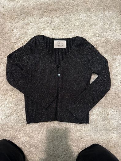 Zara black/golden cardigan (6-7/120cm)