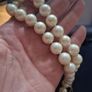 Vintage Signed Monet Faux Pearl Necklace Image 5