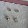 Pandora dazzling  earrings clear cubic zirconia very good condition Image 5