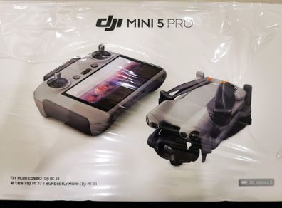 (New) DJI Mini 5 Pro - Fly More Combo with 3 Batteries and RC2 display controller