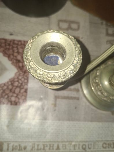 Vintage Two Arm Silver Plated Candlestick, Postage available or Collection