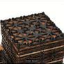 3 Boxes of Hardwood Interlocking patio deck tiles, 36 pcs each Image 6
