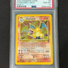 PSA 10 - 2000 Charizard Holo - Base Set II