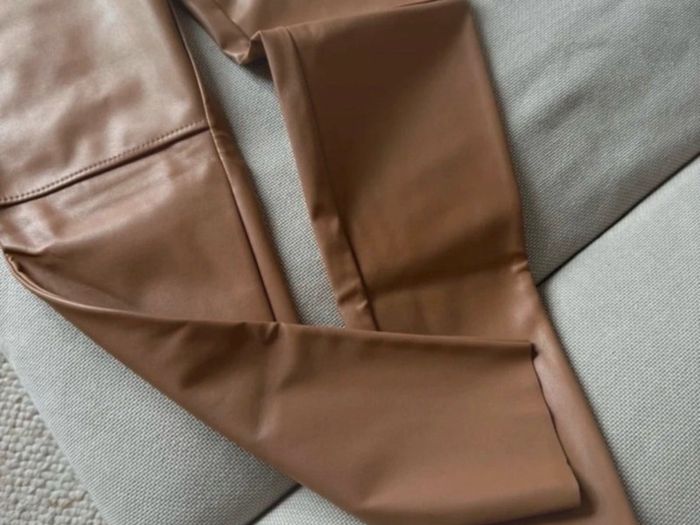 Pu leather trousers