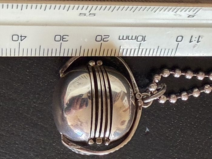 silver necklace