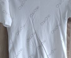 white t shirt with rhinestone chic chic new fits 6  8 10