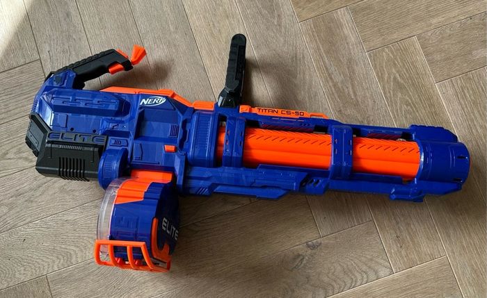 Large Nerf Blaster Bundle - 18 Blasters - Titan CS-50, Fortnite BASR-L, Delta Trooper and More