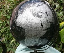 Silver Globe 15"