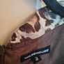 Warehouse Silk Dress Brown Animal Print Dress Image 3