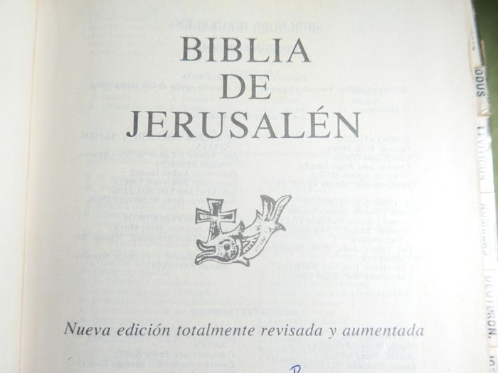 Vintage Biblia De Jerusalen - Jerusalem Bible