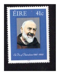 2002 Ireland Canonisation of Padre Pio Commemorative Stamp Mint Never Hinged (MNH)