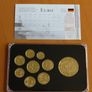 German euro coins set 24k Gold plated & Rhodium gilt Germany medal limited edition Image 2