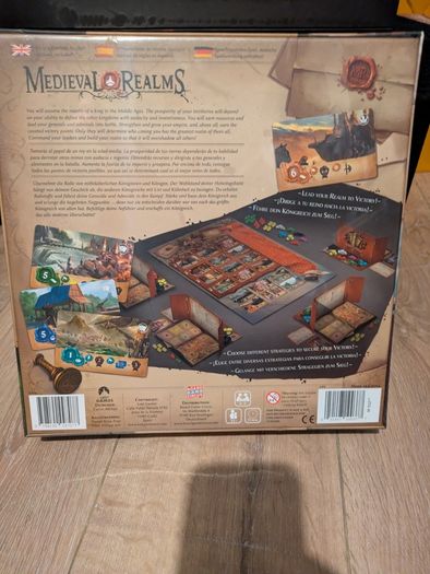 Medieval Realms Board Game, New / Sealed