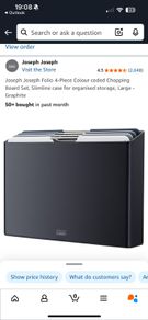Joseph Joseph large Chopping board set