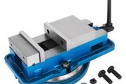 80MM Heavy Duty Milling Vise Bench Clamp Vise High Precision Clamping Vise 3 Inch Jaw Width with 360 Degree Swiveling Base CNC Vise
